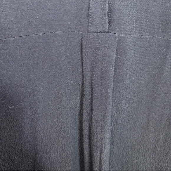 Zara Black Fringed Sleeve Blouse Tunic Dress Size Large Chic Boho Western Style - Picture 8 of 12